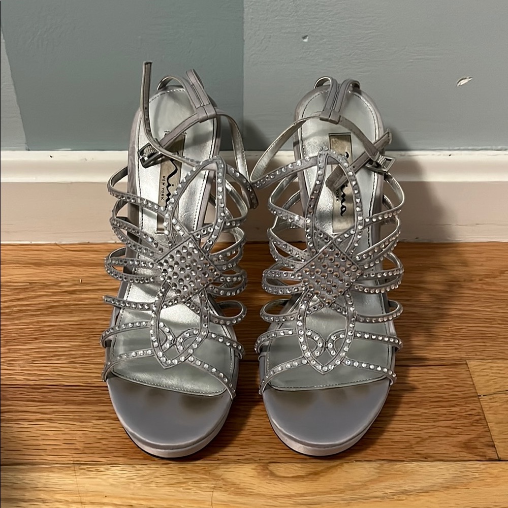 Nina Silver Heels
